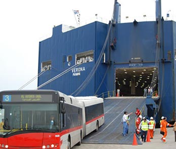 bus shipping to fiji
